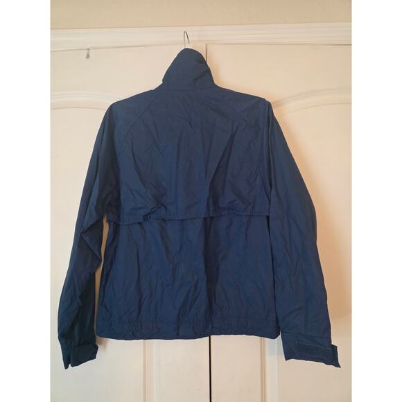 Helly Hansen Blue Windbreaker Full Zip Jacket Mock Neck size S - Picture 4 of 6